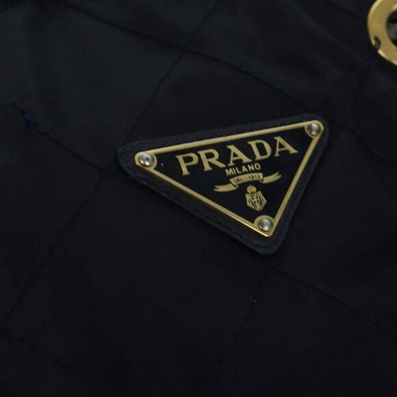 PRADA Boston Bag Nylon Navy Auth - Picture 10 of 16